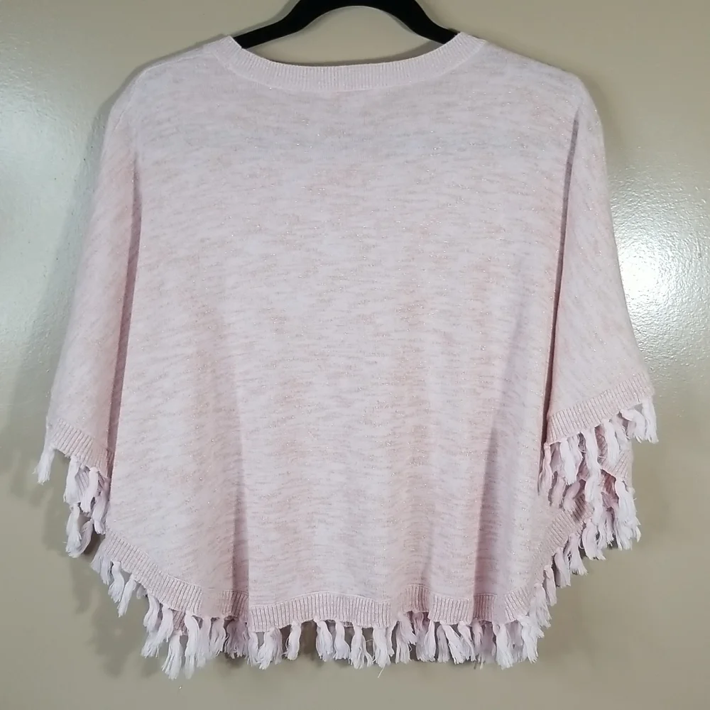 LILY PULITZER GIRLS HANI ROSE GOLD FRILLY SHAWL